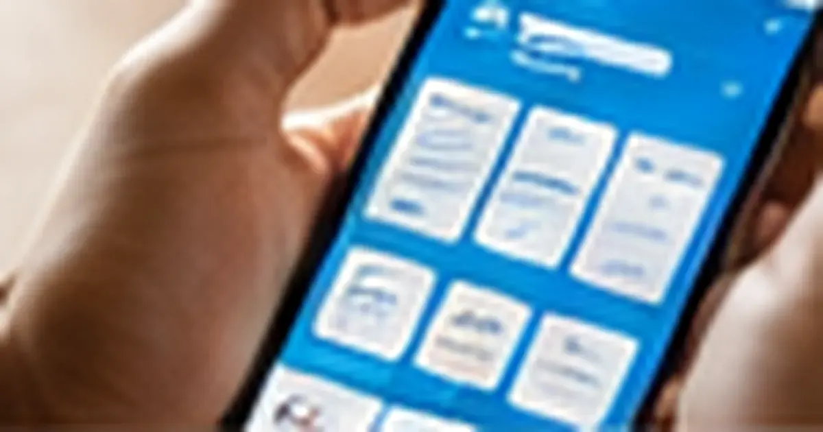 Mobile website interface on a smartphone representing mobile first web design