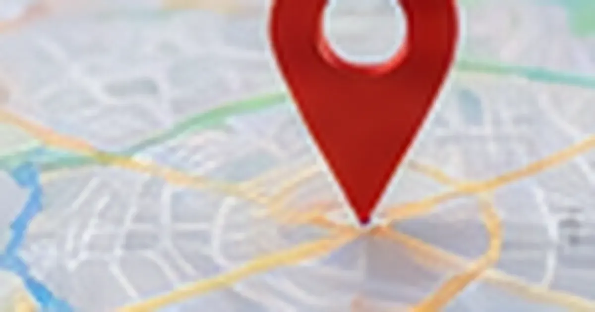 Local map location marker illustrating local business website SEO and geographic visibility
