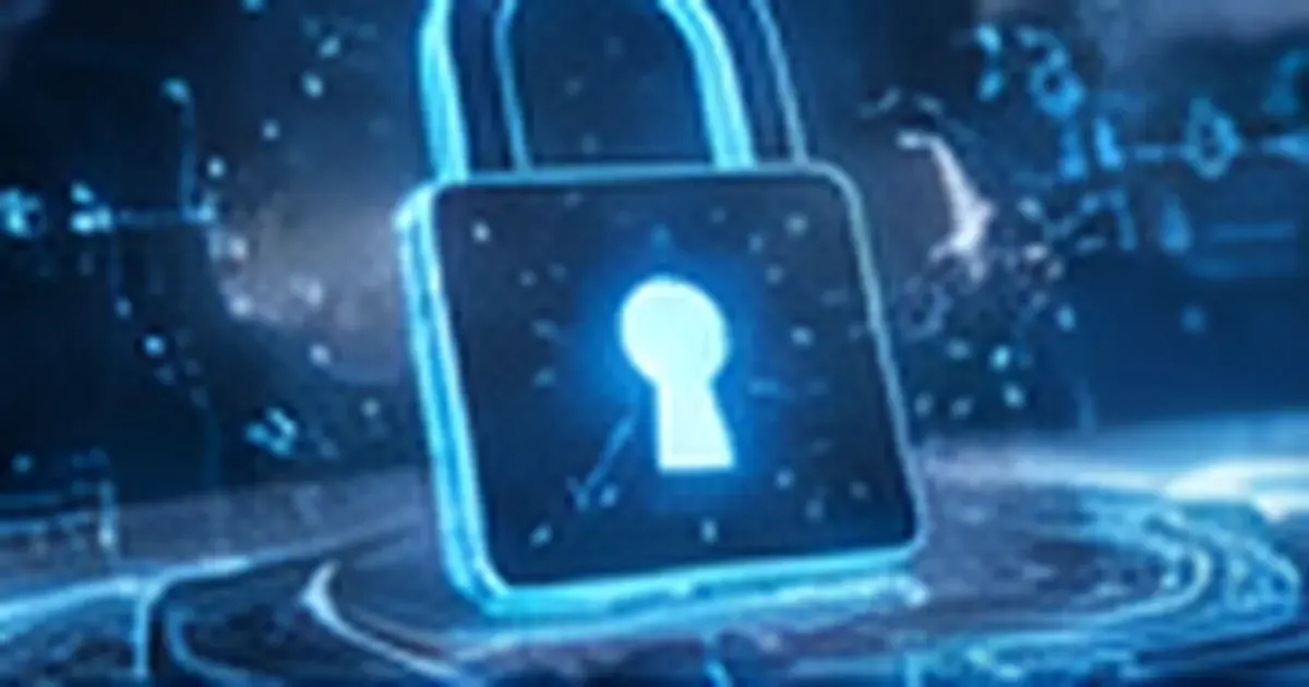 Digital security lock illustrating HTTPS SSL website security trust and SEO