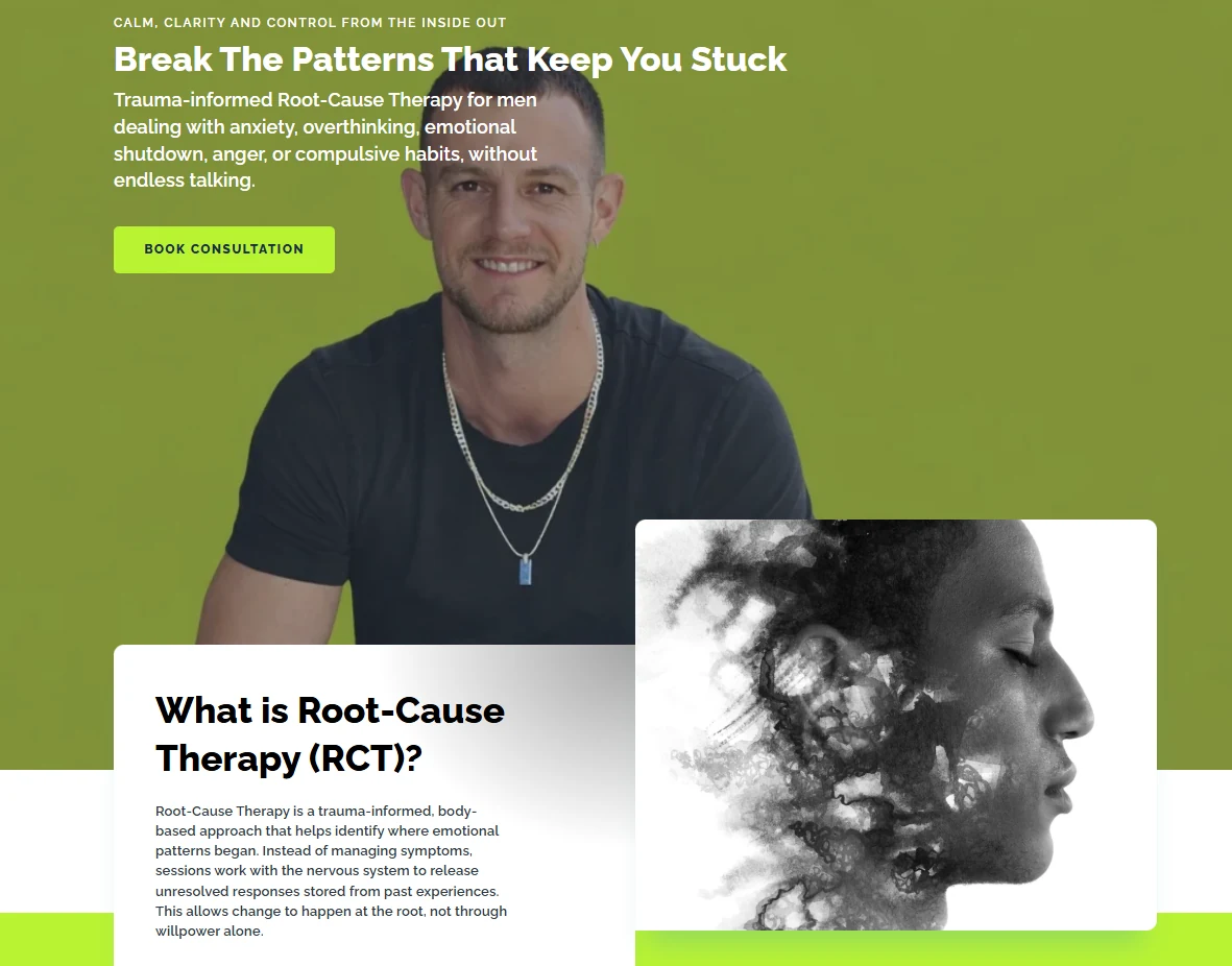 Beyond Thought therapist website project by Site Bloomy
